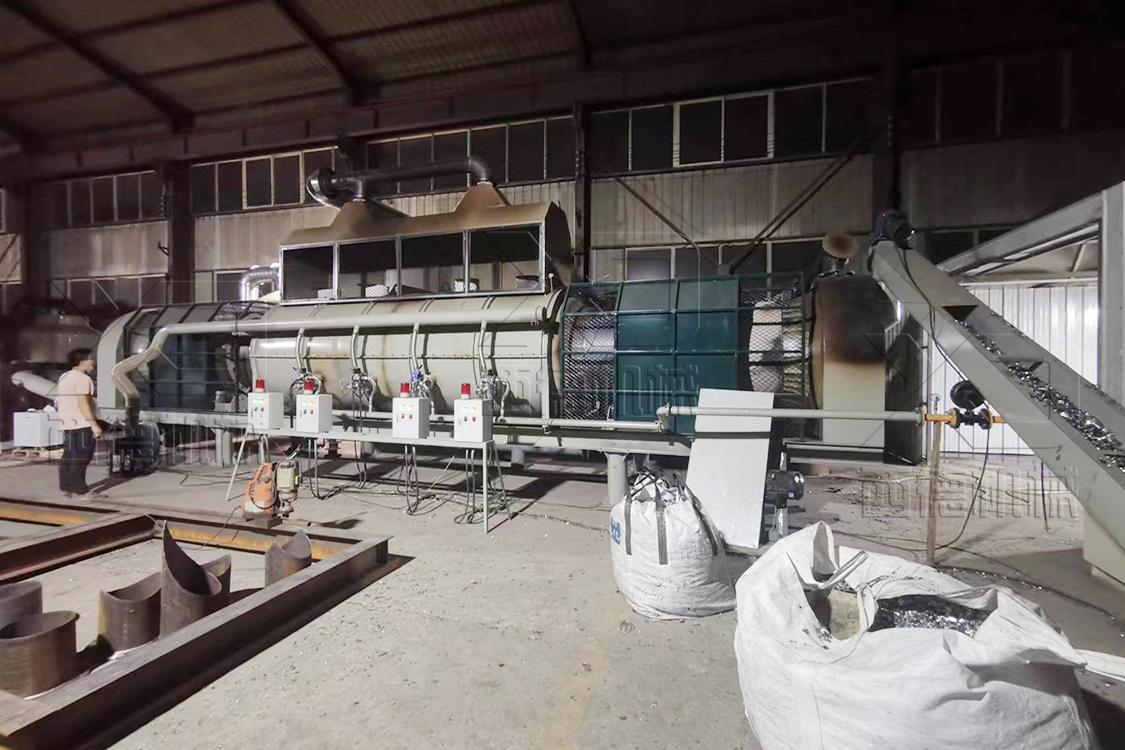 安徽金屬廢料連續(xù)式炭化