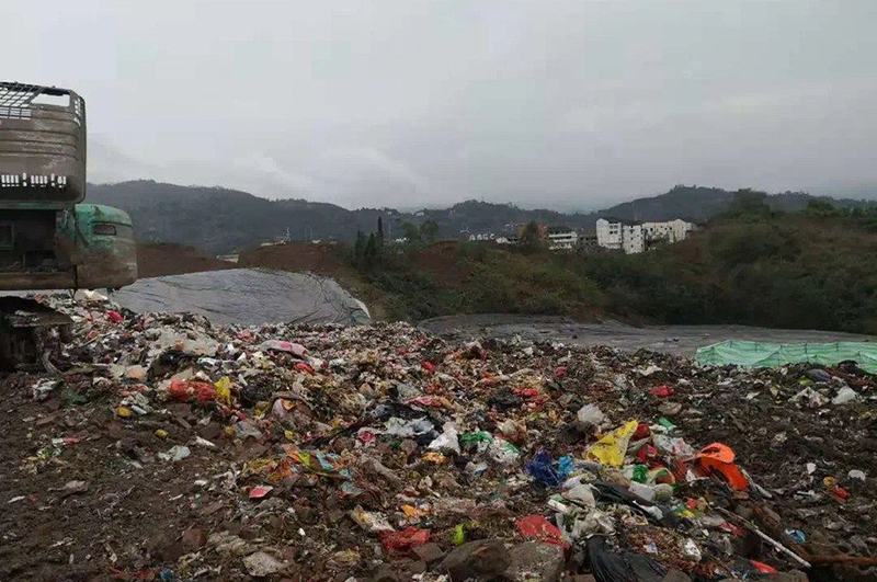 生活垃圾連續(xù)式炭化爐物料