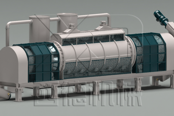 連續(xù)式的工作方式，大量的熱能被回收利用